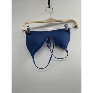 Carve Designs Bikini Top Women's Small Blue Crossback Strap Swimwear Beach NWT